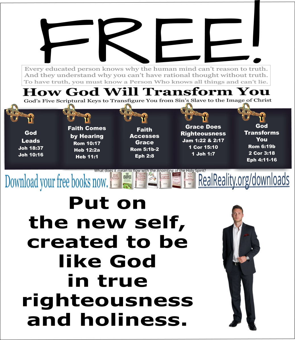 God commands us to put on the new self, created to be like God in true righteousness and holiness.