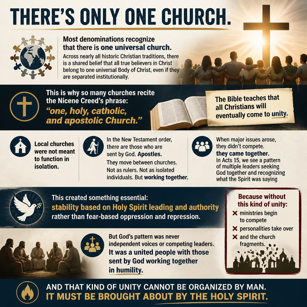 THERE'S ONLY ONE CHURCH