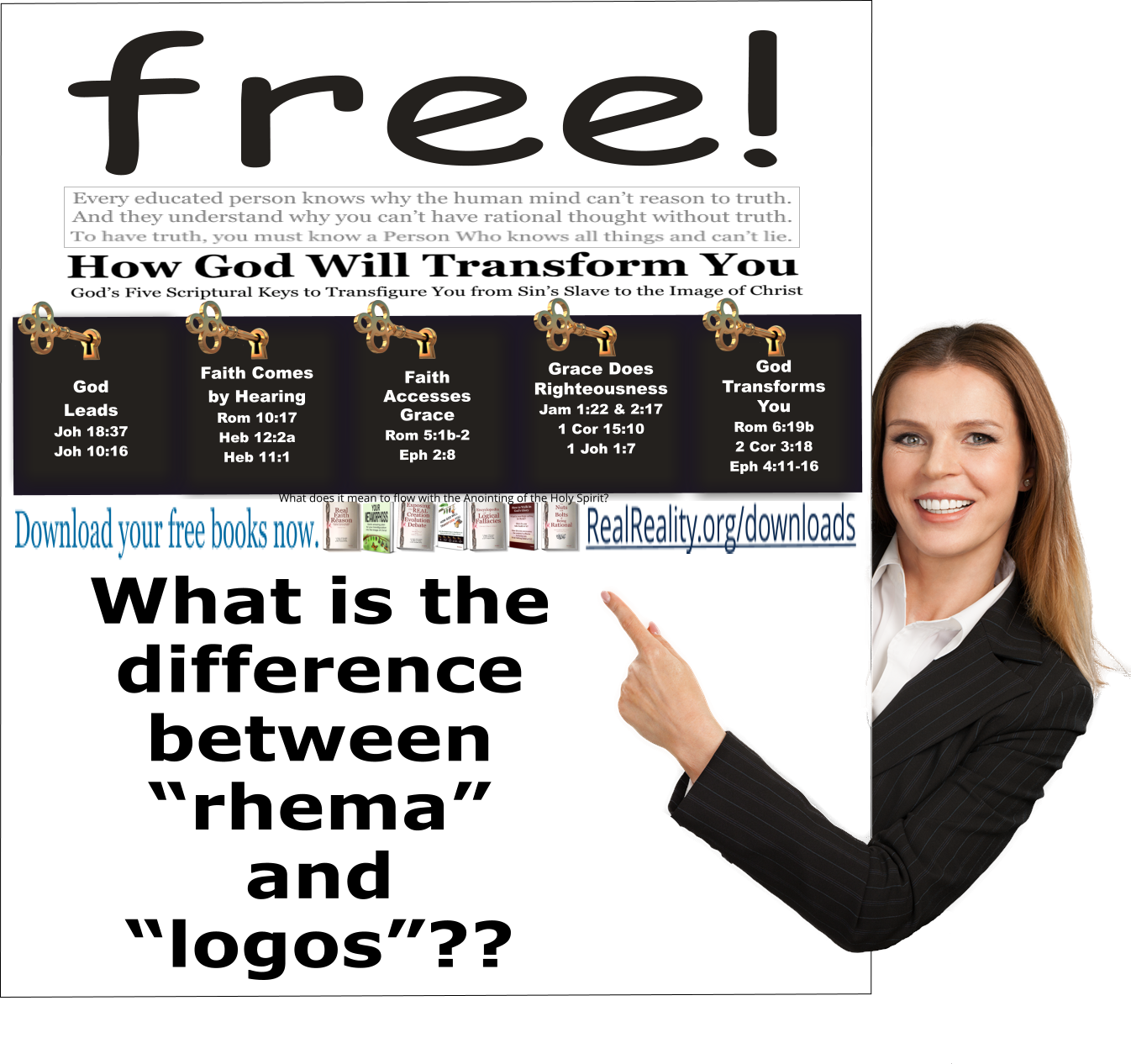 The difference between rhema and logos