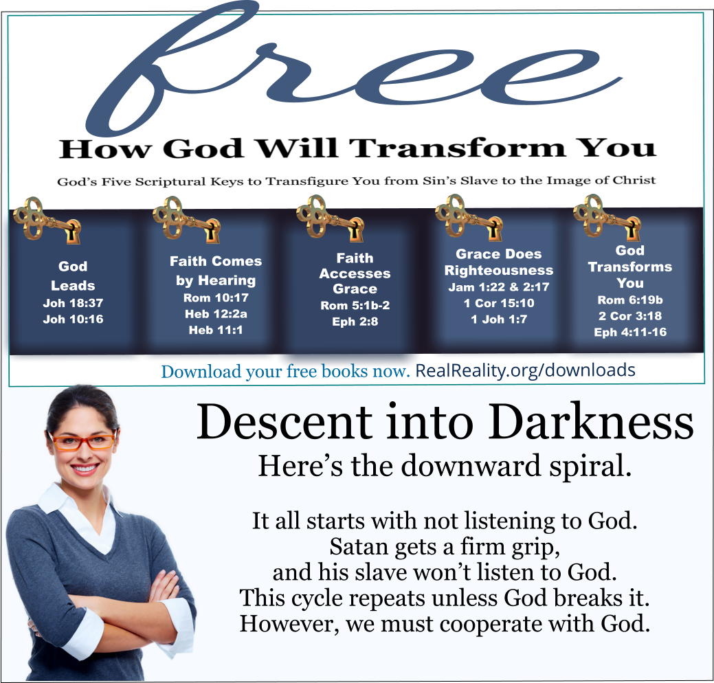 Satan has a firm grip, and his slave won’t listen to God. This cycle repeats unless God breaks it. However, we must cooperate with God.