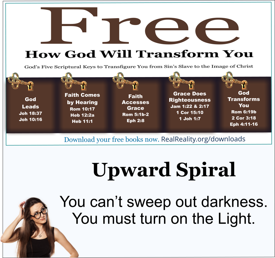 Don't try to sweep out darkness. Turn on the Light.