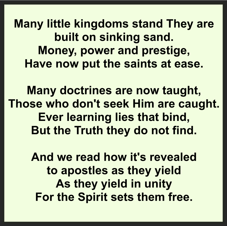 JESUS MUST HAVE THE PREEMINENCE