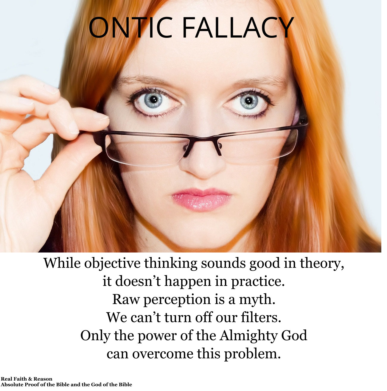 While objective thinking sounds good in theory, it doesn’t happen in practice.