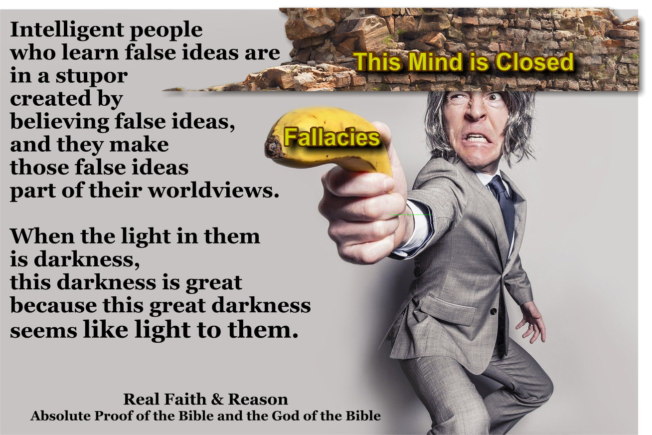Intelligent people who learn false ideas are in a stupor created by adding those false ideas to their worldviews.