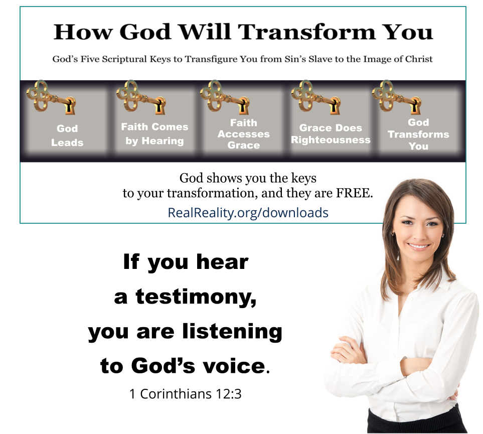 If you hear a testimony, you are listening to God’s voice.