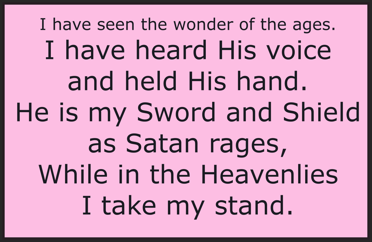 THE WONDER OF THE AGES