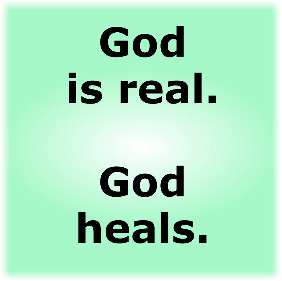 God heals.