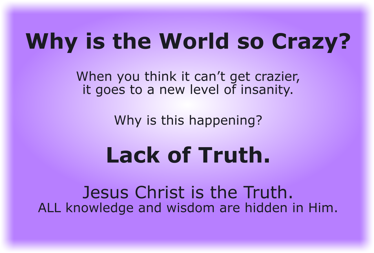 Why is the World so Crazy?