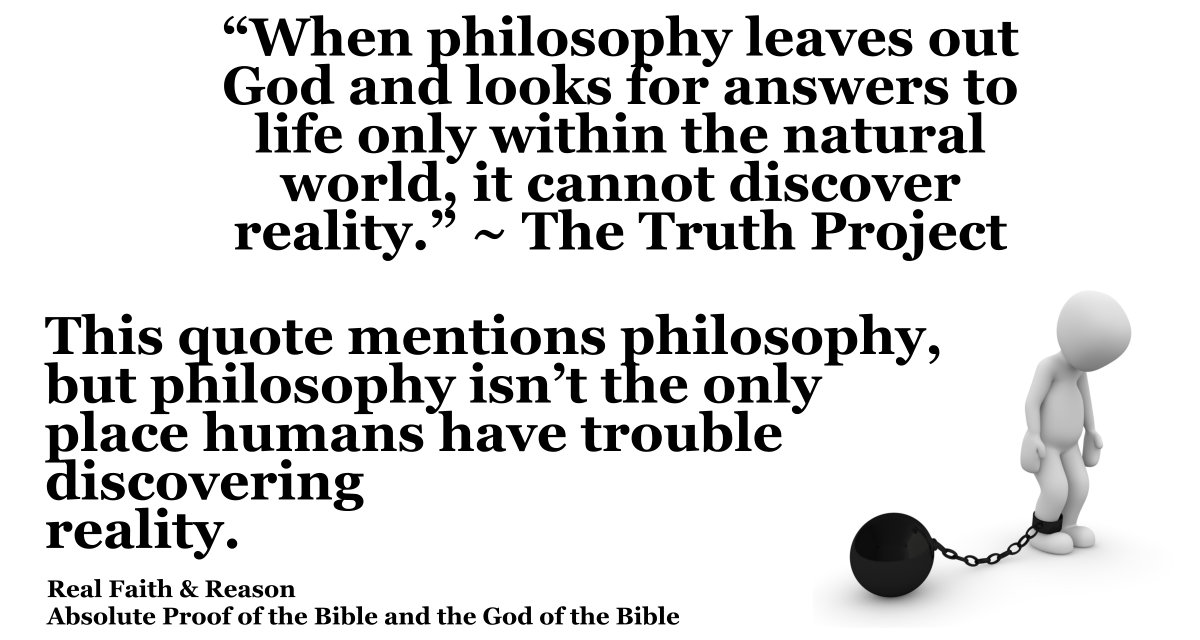 Without God, You Cannot Discover Reality